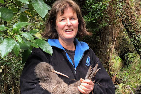 Sue Hardwick-Smith, Accredited kiwi handler & trainer