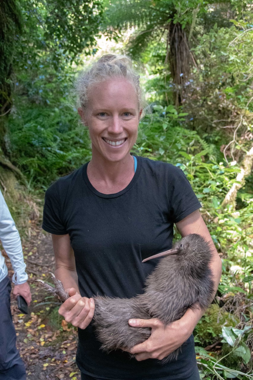 Popokotea’s Annual Health Check and Transmitter Change with Sian
