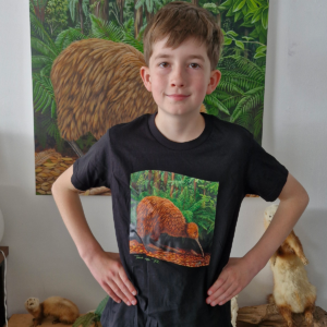 Kids Kiwi T-Shirt – Geoff Noble Artwork
